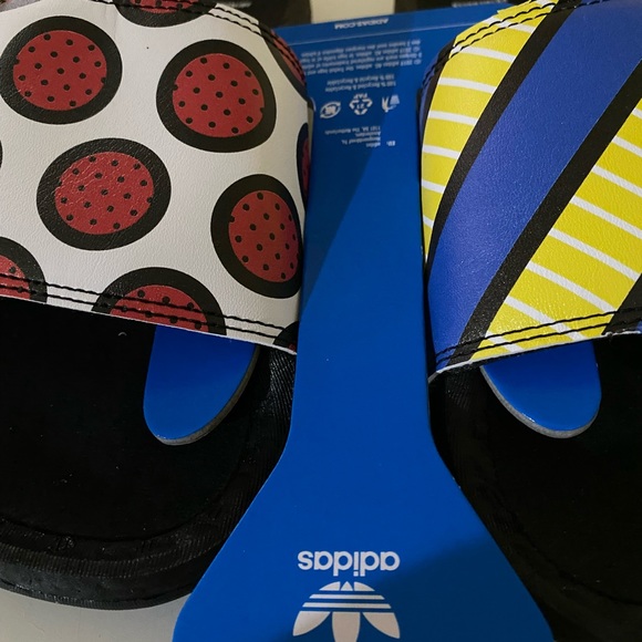 Size 5 adidas Originals Adilette Boost Craig and Karl Swim Slides Sandals. PRIME - Picture 7 of 7